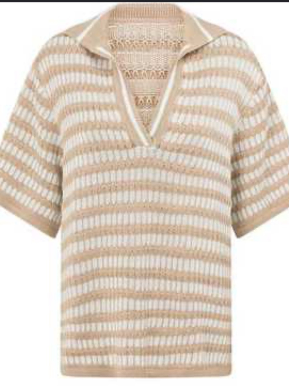 SABO knit short sleeve shirt / tunic size 8